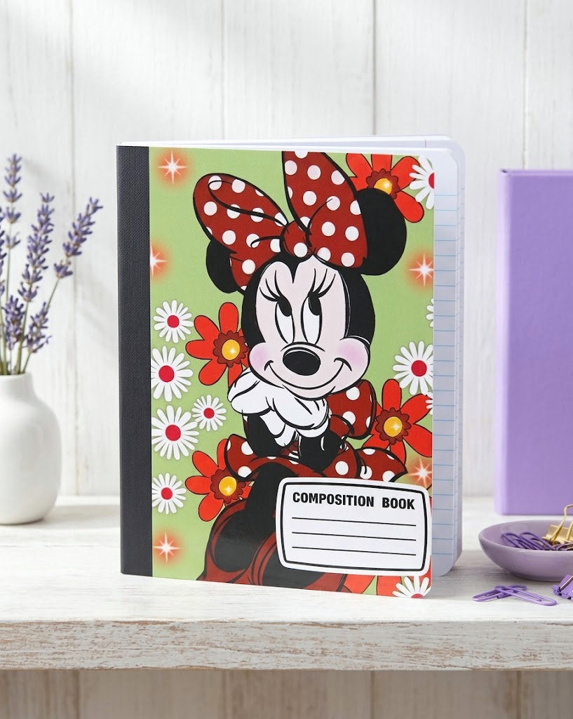 Decorative Vinyl Covered Composition Notebook Minnie