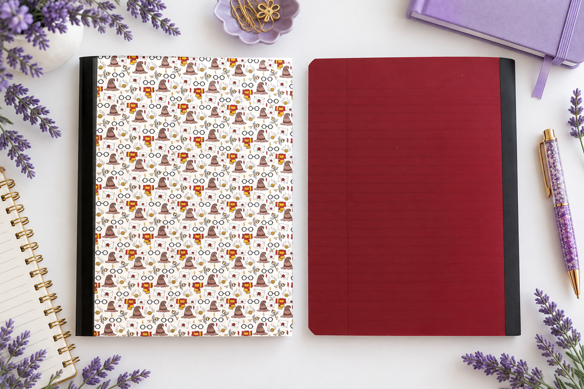 Decorative Vinyl Covered Composition Notebook Harry Potter