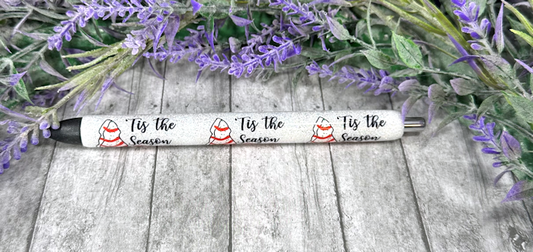 Handmade Little Debbie Tis the Season Cakes glitter pen with free refill