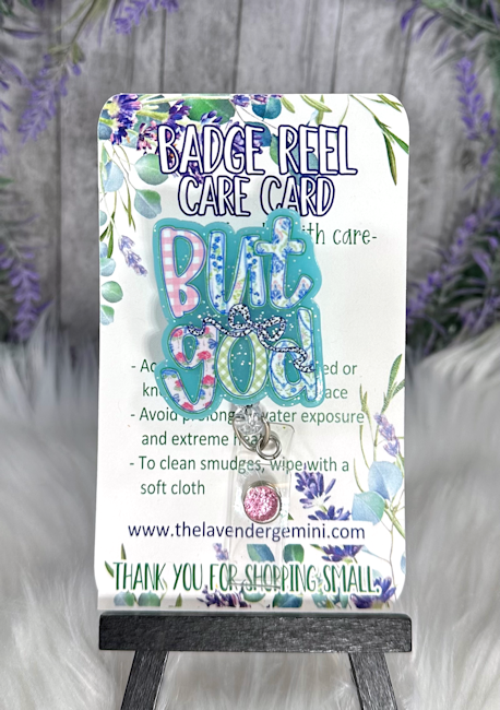 Handmade But God Badge Reel