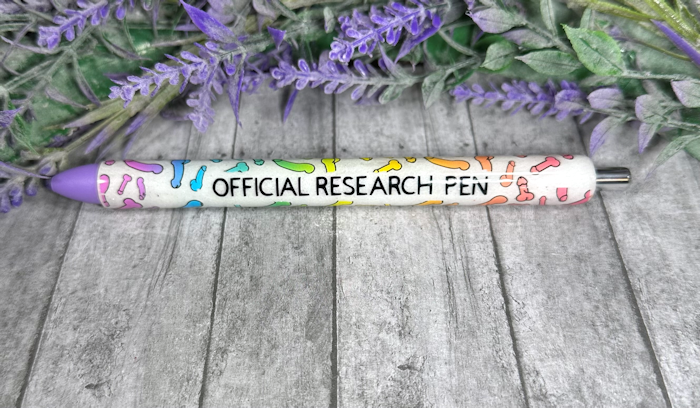 Handmade Penis glitter pen with free refill