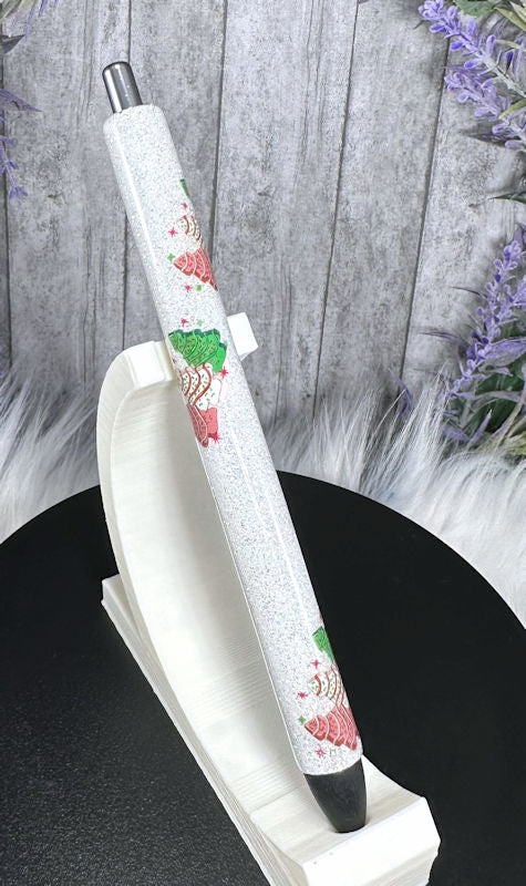 Handmade Christmas Tree Cakes glitter pen with free refill 2