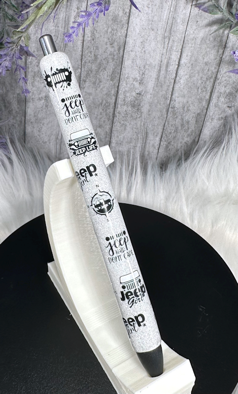 Handmade Jeep Girl pen with free refill