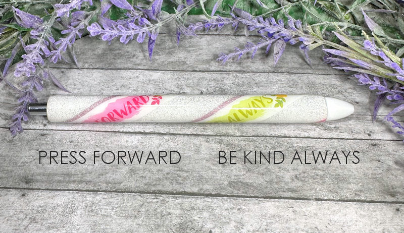 Handmade Christian glitter pen with free refill 5