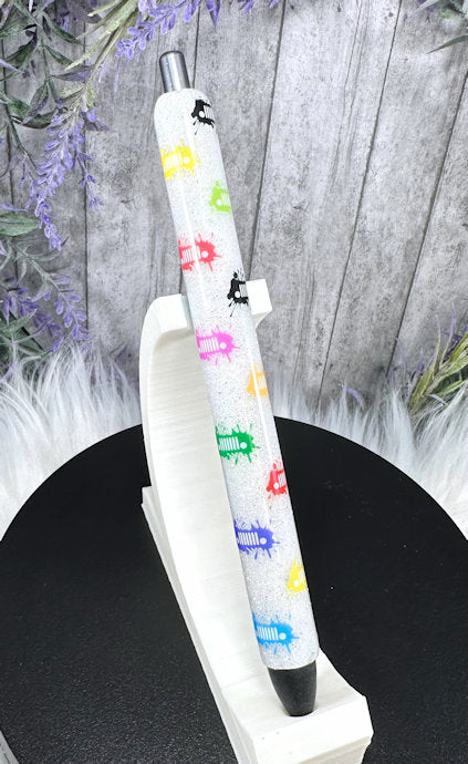 Handmade Jeep grills glitter pen with free refill