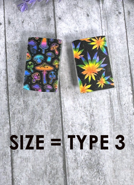 Model 3 Mushrooms and Marijuana charging cable protector set