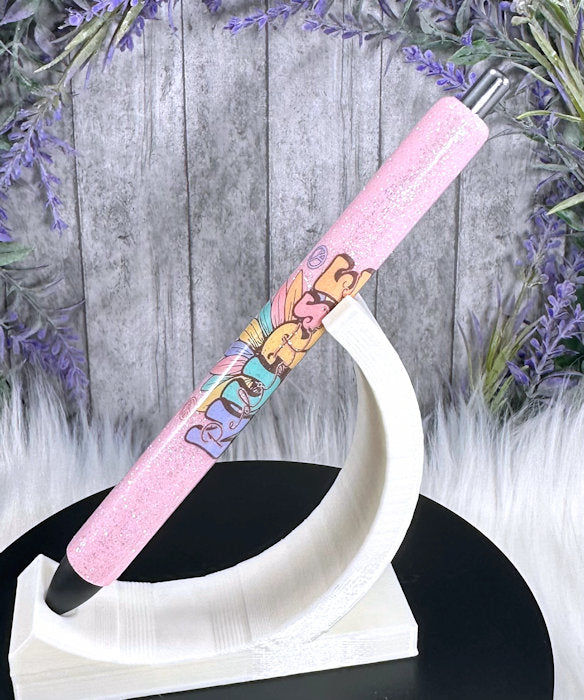 Handmade Pediatric Nurse glitter pen with free refill