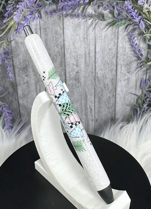 Handmade Christmas Magic glitter pen with free refill