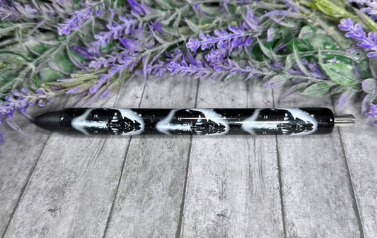 Handmade Darth Vader glitter pen with free refill