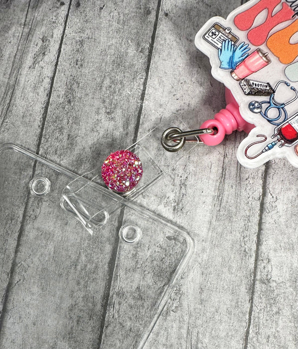 Handmade Occupational Health Nurse Badge Reel