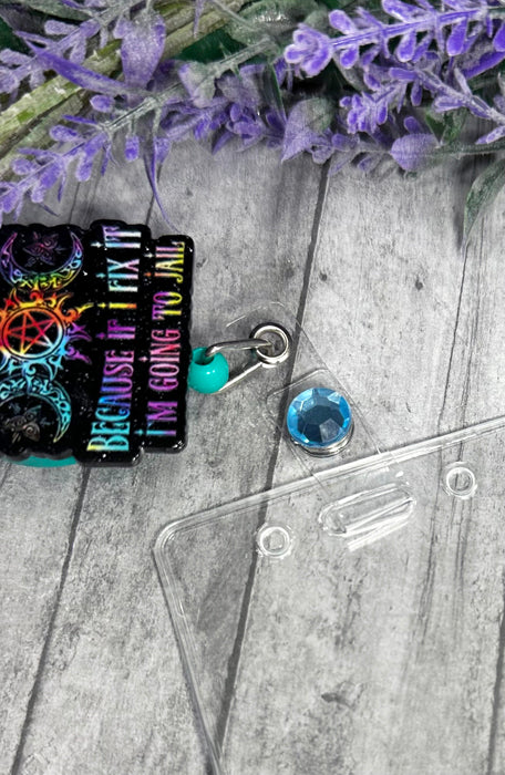 Handmade Karma Snarky Quote Badge Reel
