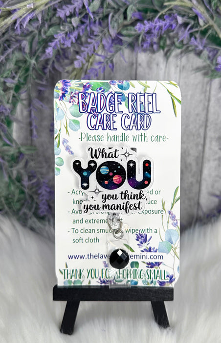 Handmade YOU Inspirational Badge Reel