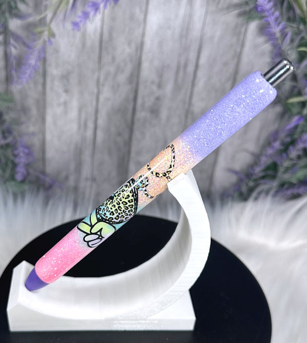 Handmade CNA glitter pen with free refill