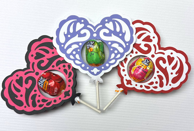 Custom Order Handmade Valentines Lollipop Sucker holders