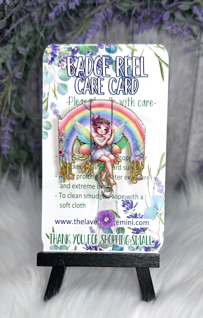 Handmade Fairy Elf Badge Reel