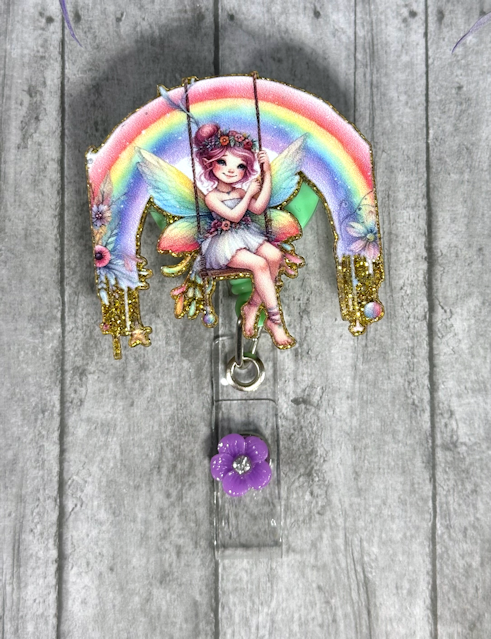 Handmade Fairy Elf Badge Reel