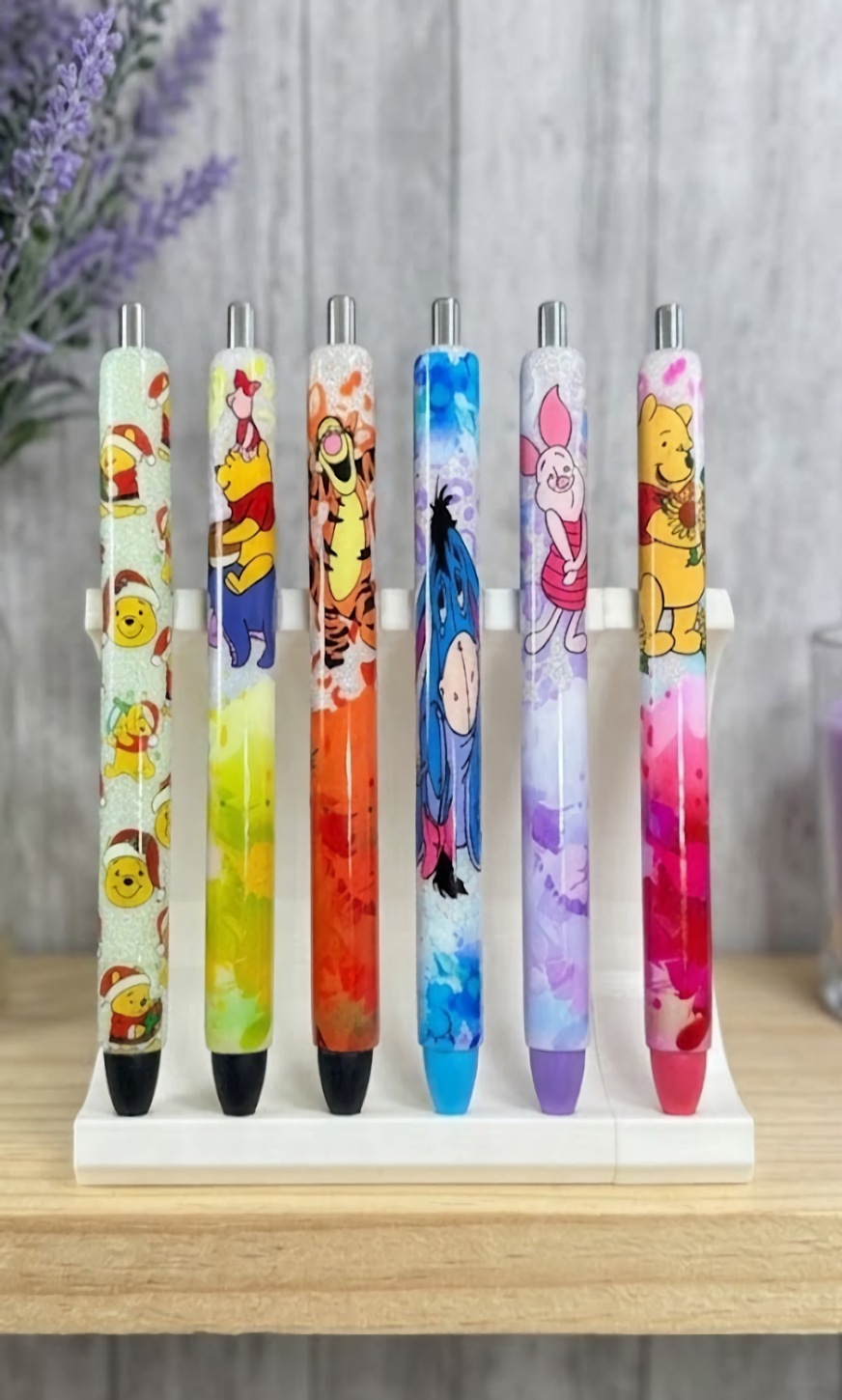 Handmade Eeyore Wrap glitter pen with free refill