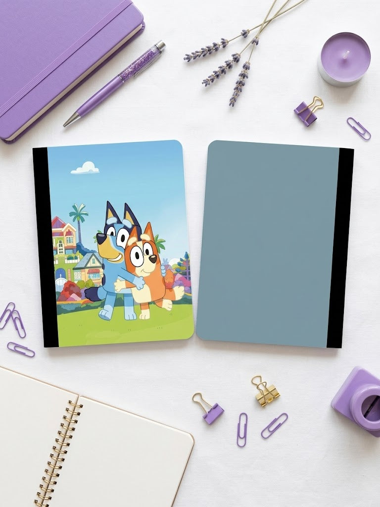 Decorative Vinyl Covered Composition Notebook Bluey 2