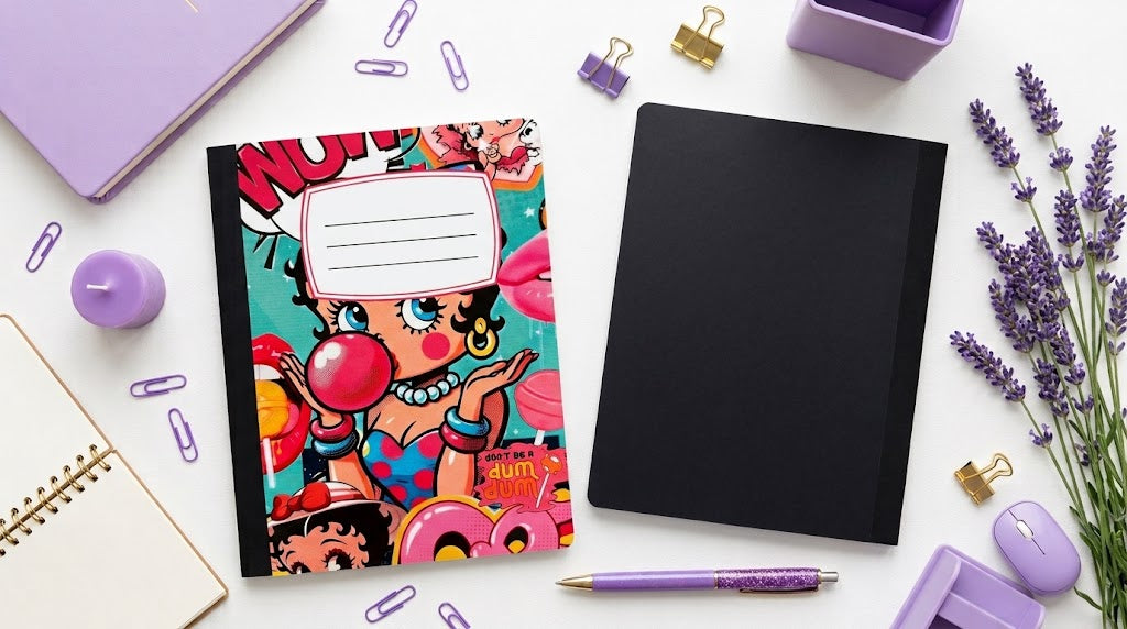 Decorative Vinyl Covered Composition Notebook Betty Boop 2