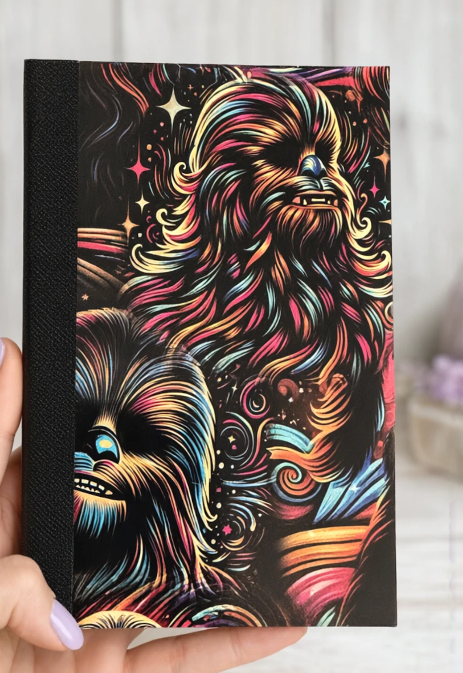 Decorative Vinyl Covered MINIATURE Composition Notebook Chewbacca