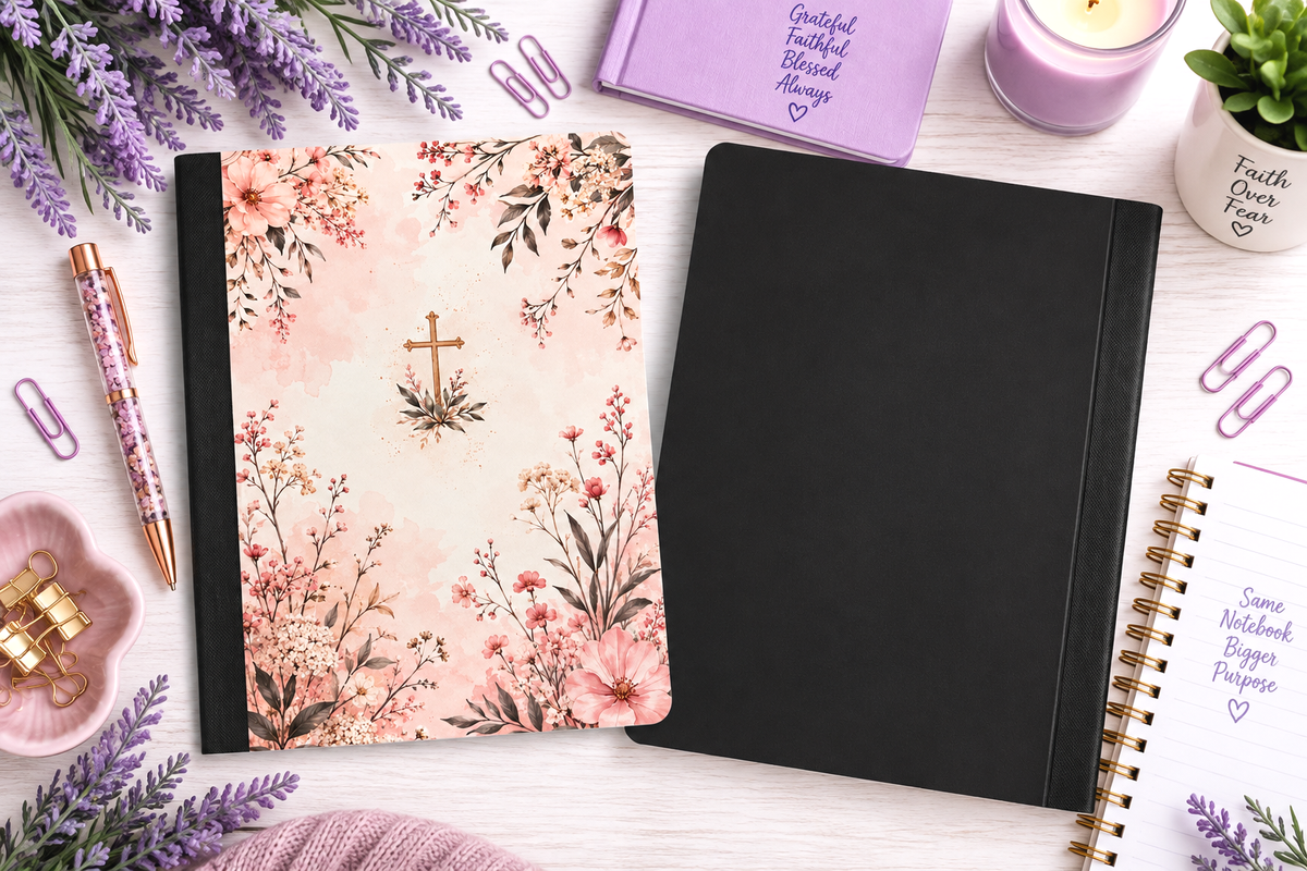 Decorative Vinyl Covered Composition Notebook Cross