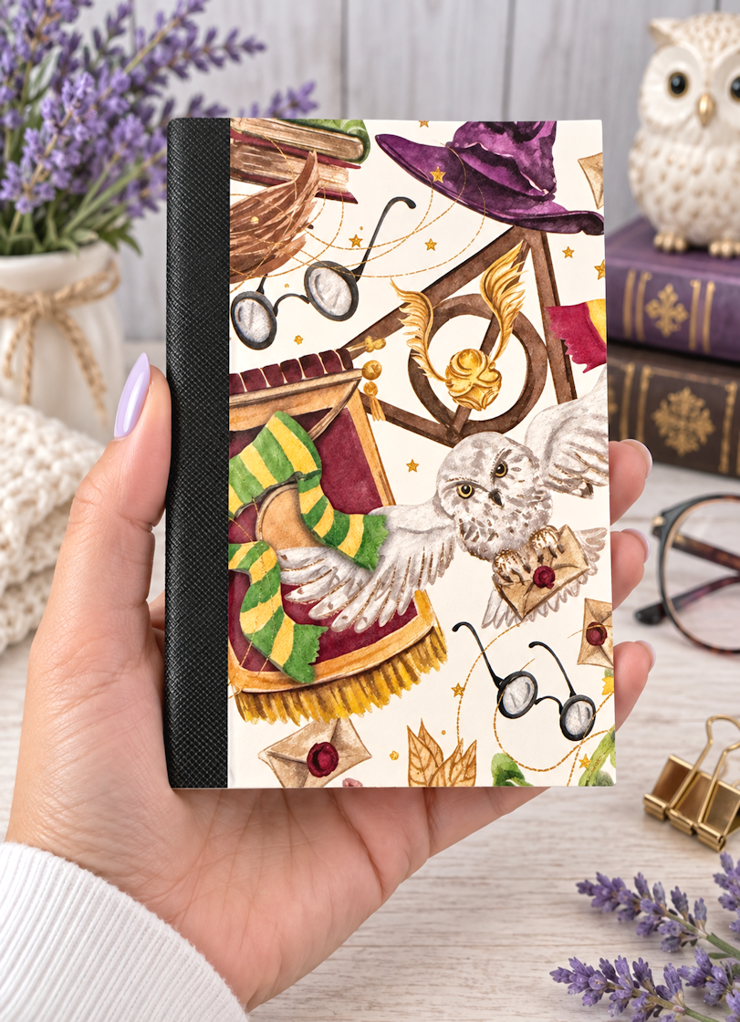Decorative Vinyl Covered MINIATURE Composition Notebook Harry Potter 2