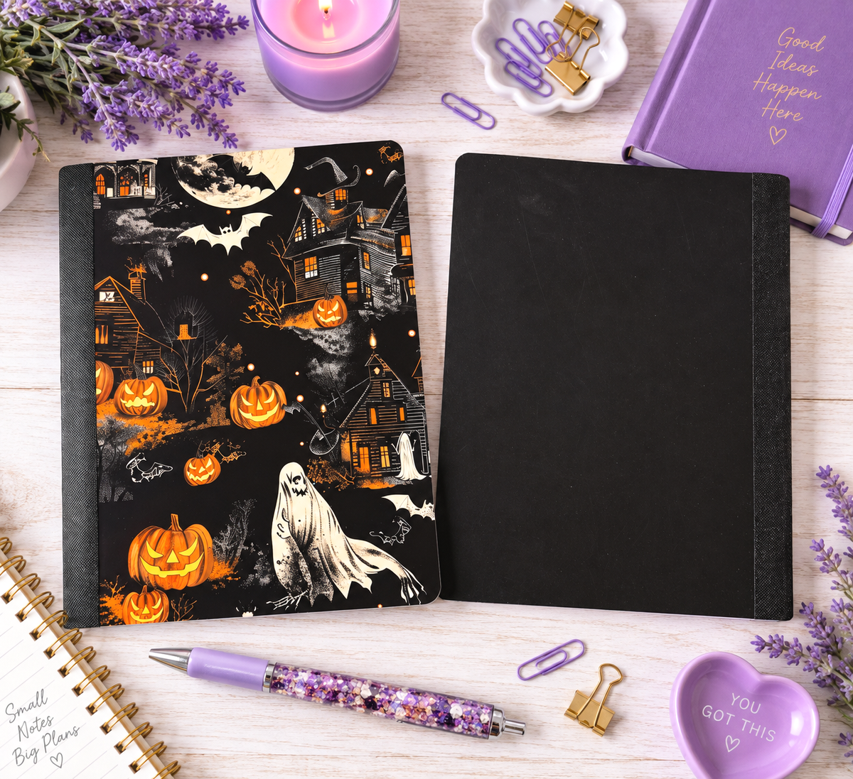Decorative Vinyl Covered Composition Haunted