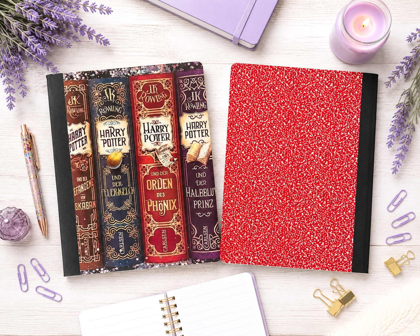 Decorative Vinyl Covered Composition Notebook Harry Potter