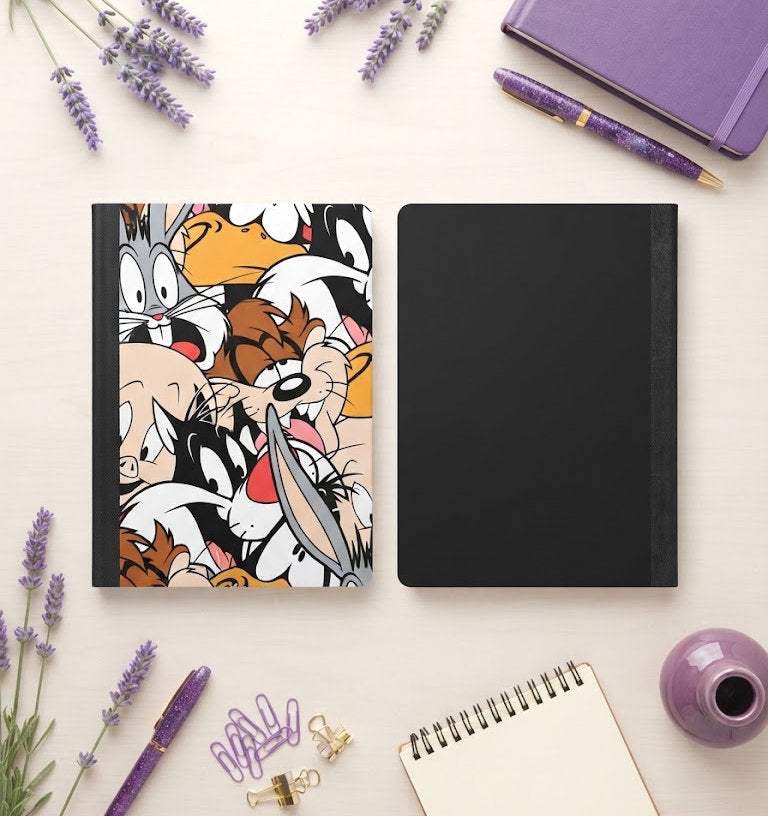 Decorative Vinyl Covered Composition Notebook Looney Tunes