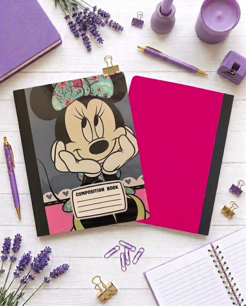 Decorative Vinyl Covered Composition Notebook Minnie 5