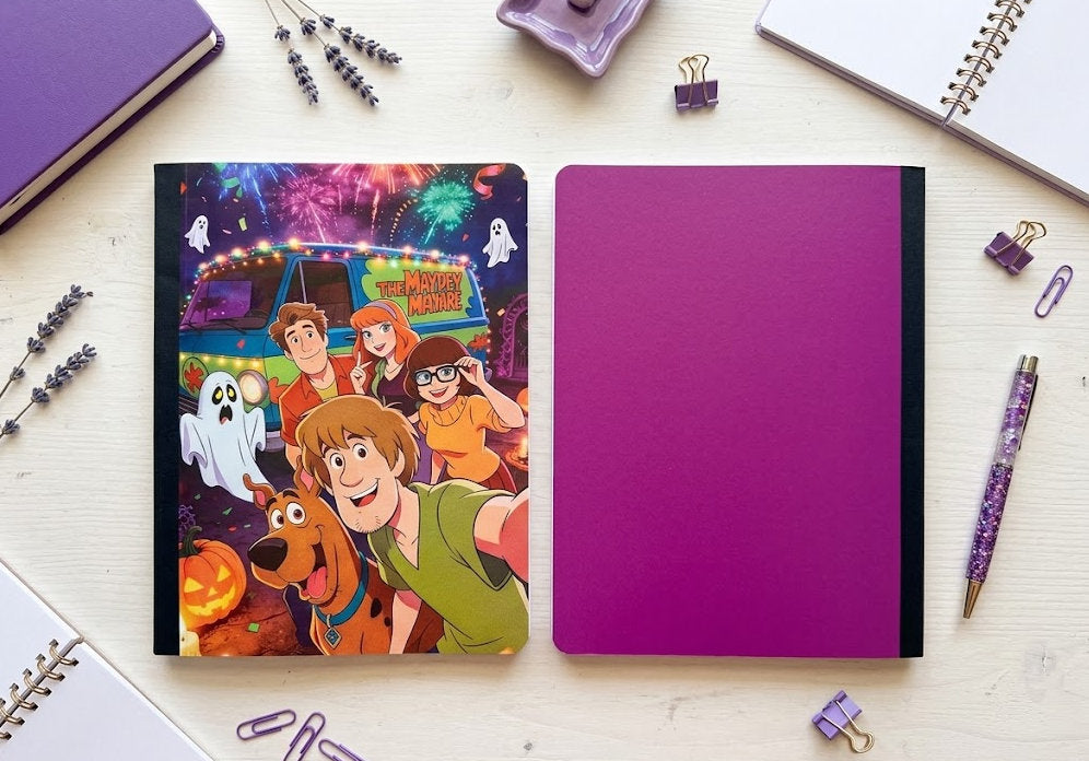 Decorative Vinyl Covered Composition Notebook Scooby Doo
