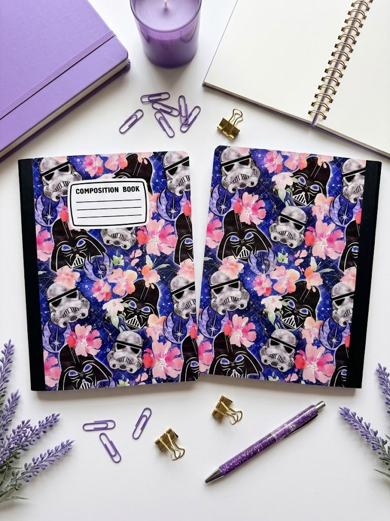 Decorative Vinyl Covered Composition Notebook Star Wars