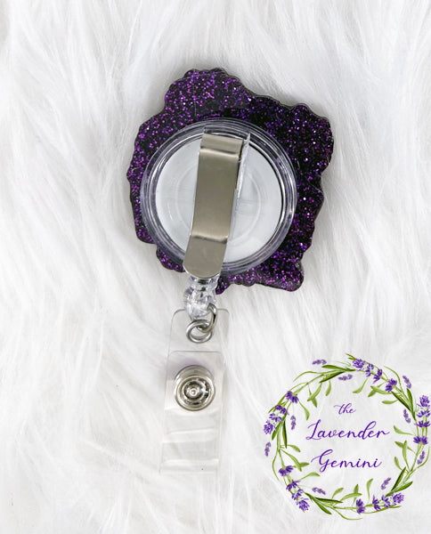Handmade Coffee Fairy ID Badge Reel