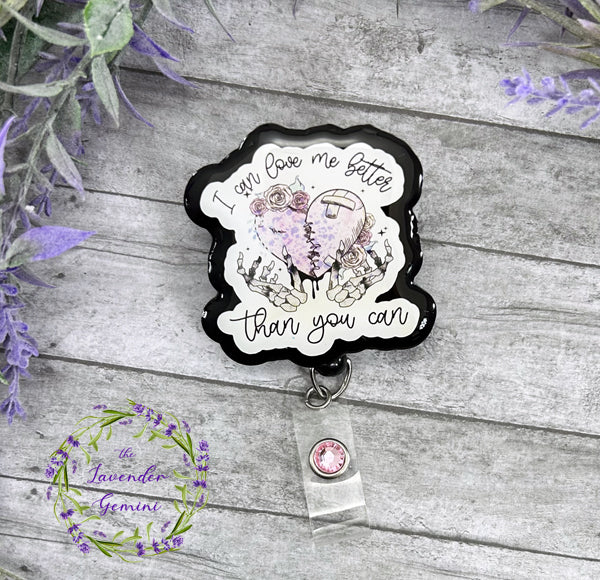 Handmade Love Me Badge Reel