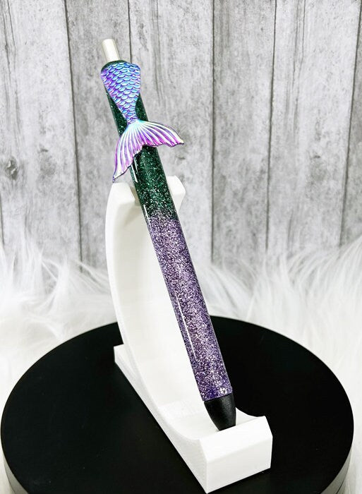 Handmade Mermaid Tail glitter pen with free refill