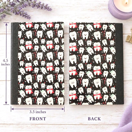 Decorative Vinyl Covered MINIATURE Composition Notebook Dental