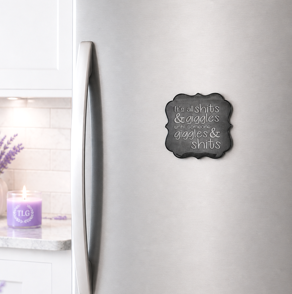 3 inch Shits and Giggles magnet
