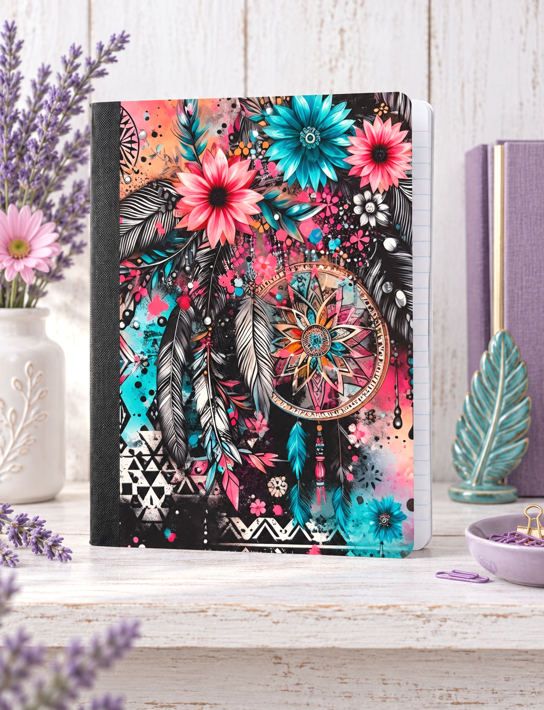 Decorative Vinyl Covered Composition Dream Catcher