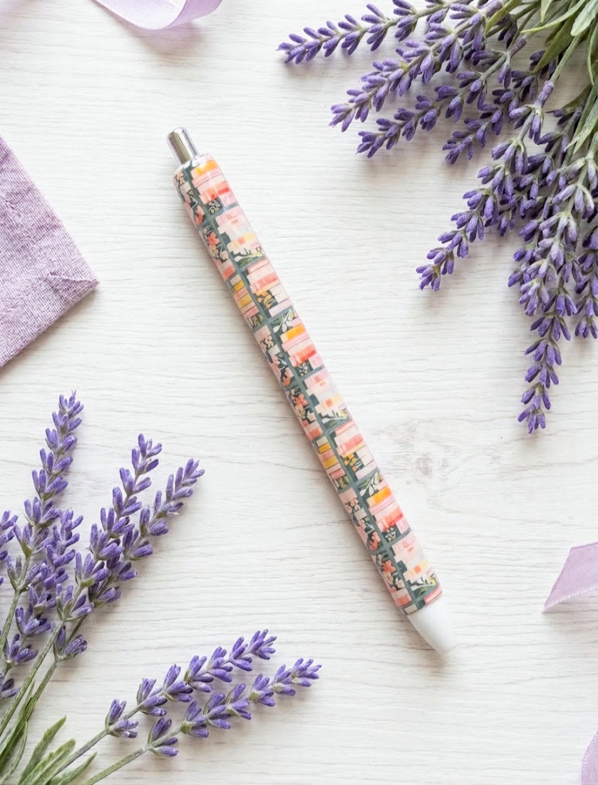 Handmade Book Lover Pen  glitter pen with free refill 1