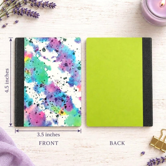 Decorative Vinyl Covered MINIATURE Composition Notebook Colors