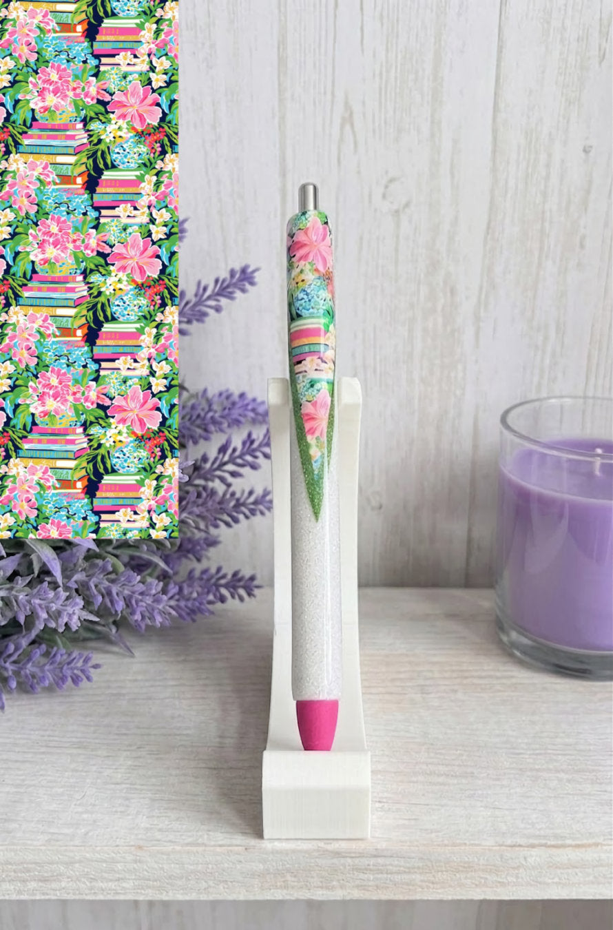 Handmade Book Lover Pen  glitter pen with free refill 7