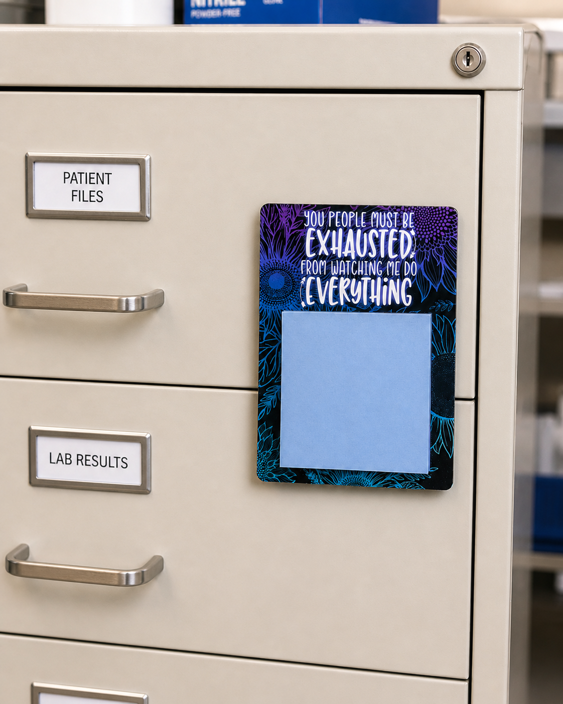 Handmade Sarcastic Sticky Note Holder