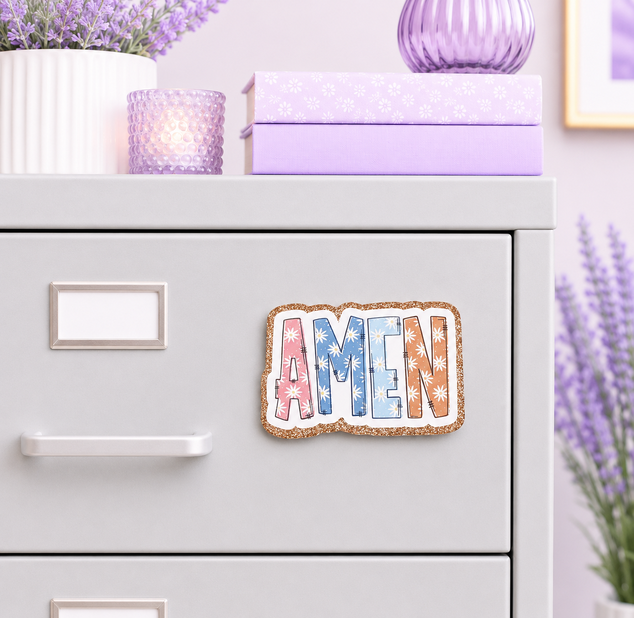 3 inch Amen Magnet