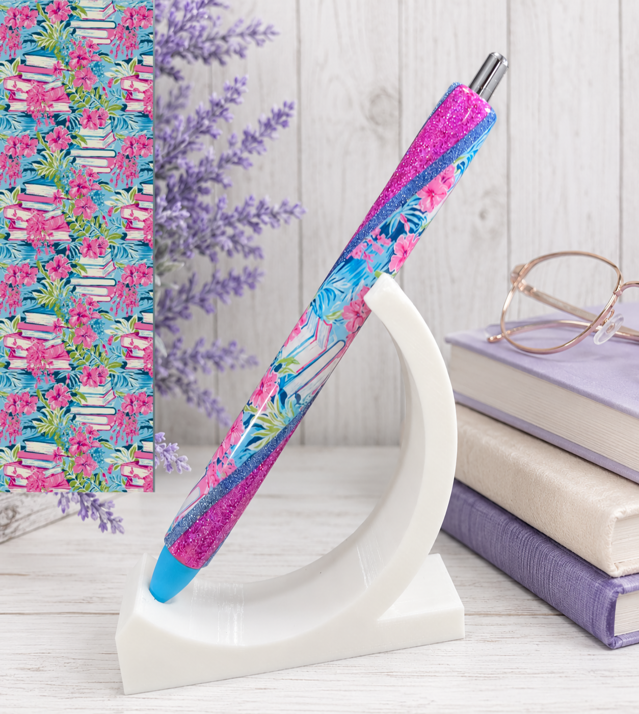 Handmade Book Lover Pen  glitter pen with free refill 14