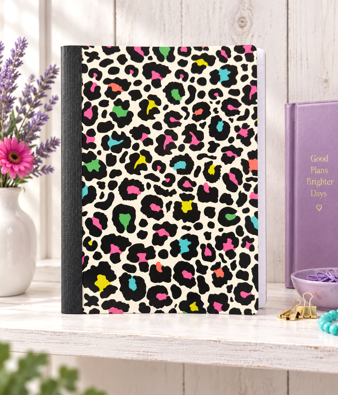 Decorative Vinyl Covered Composition Colorful Animal Print