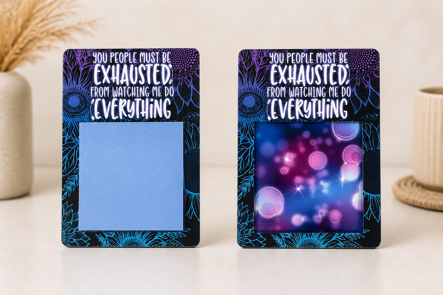Handmade Sarcastic Sticky Note Holder