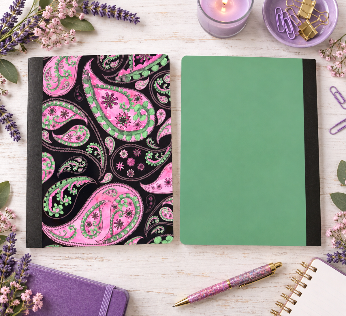 Decorative Vinyl Covered Composition Paisley