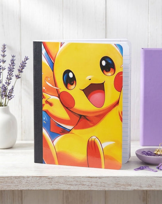 Decorative Vinyl Covered Composition Notebook Picachu