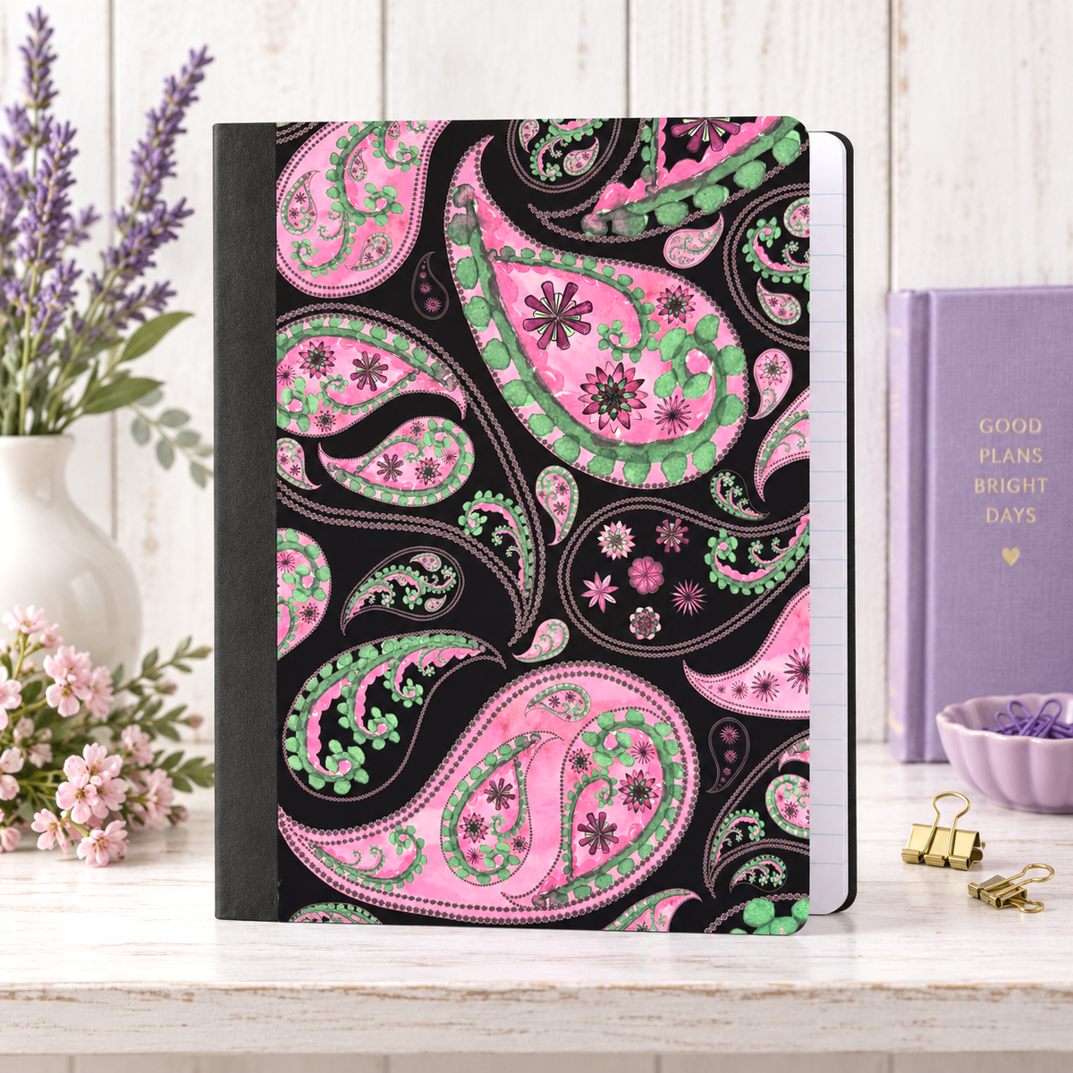 Decorative Vinyl Covered Composition Paisley