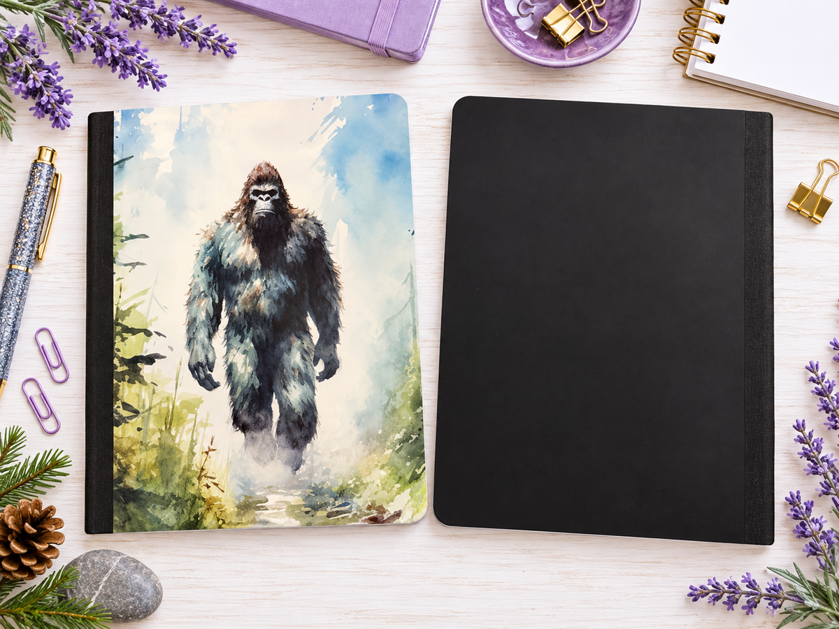 Decorative Vinyl Covered Composition Notebook Bigfoot Sasquatch
